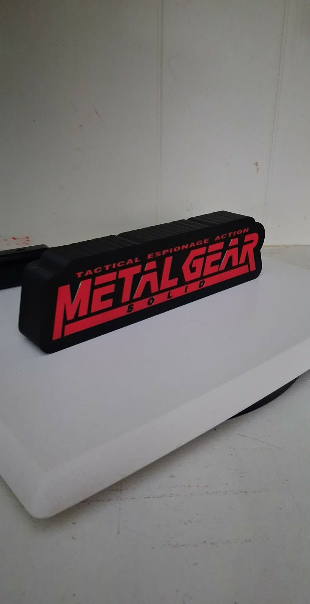 Metal Gear Solid Light Box LED light box – custom 3D printed – Lit Layer Creations